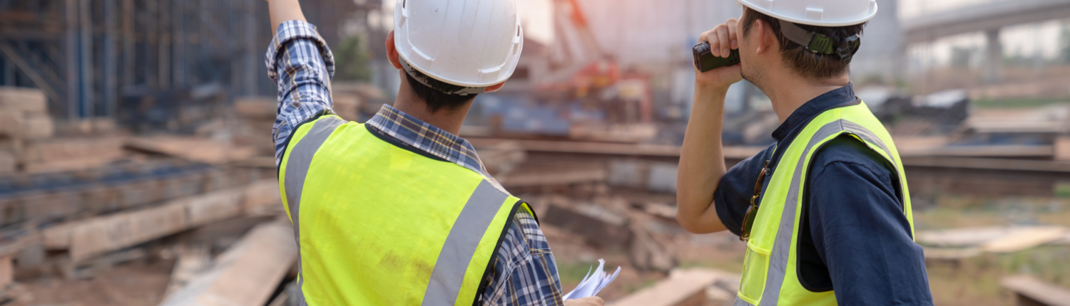 Plastic components used in construction and building applications